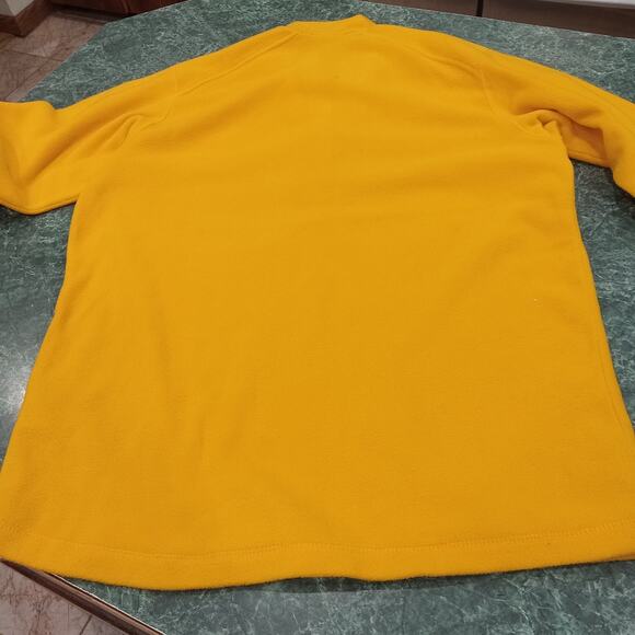 Helly Hansen Mens Yellow Size Large Polartec Fleece Pullover 1/4 Zip New Outdoor - Picture 11 of 12